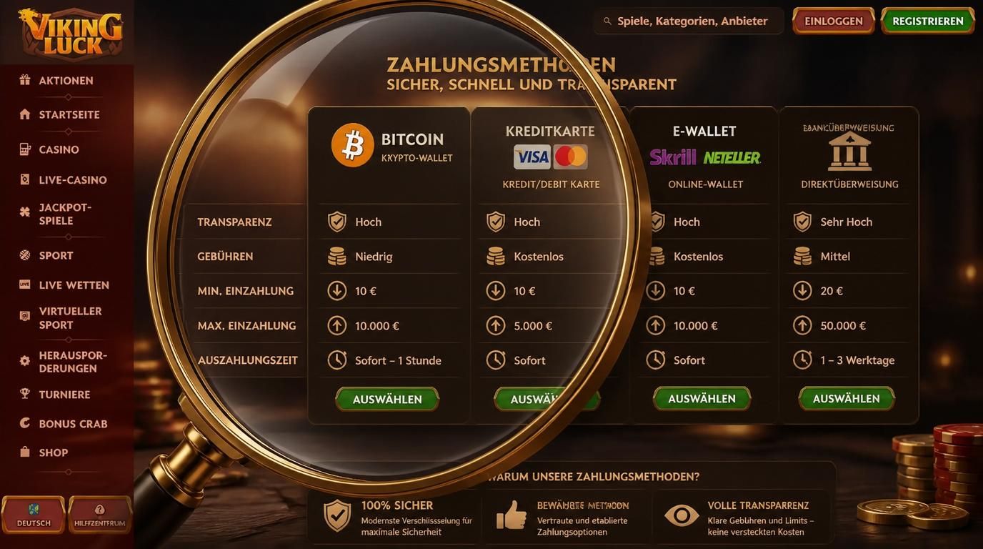 Ein Zahlungsverfahren unter der Lupe – Transparenz bei Zahlungsmethoden und Bedingungen
